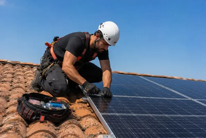 Maintenance et monitoring de panneaux solaires à Waldhambach
