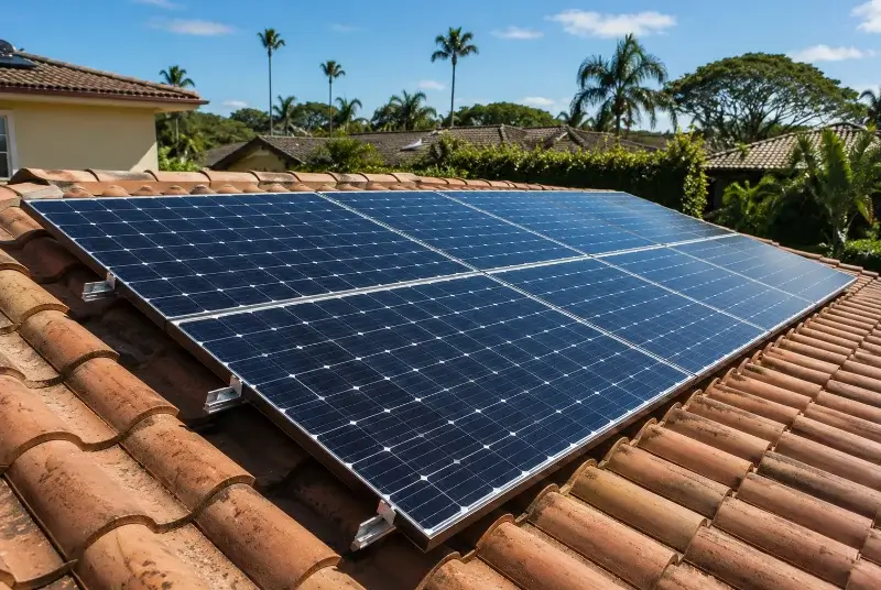 Installation de panneaux solaires à Waldhambach